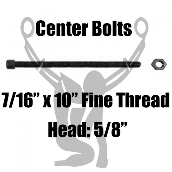 7/16" x 10" Center Bolt 7/16" x 10" Center Bolt