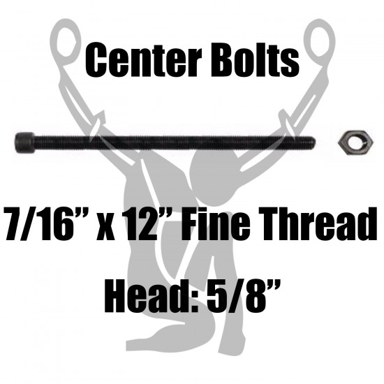 7/16" x 12" Center Bolt 7/16" x 12" Center Bolt