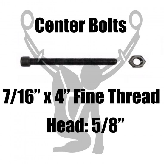 7/16" x 4" Center Bolt 7/16" x 4" Center Bolt