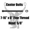 7/16" x 6" Center Bolt