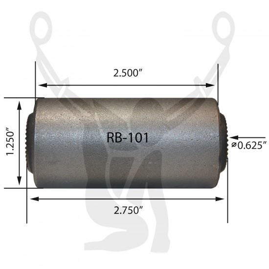 RB-101 Rubber Encased Bushing RB-101 Rubber Encased Bushing