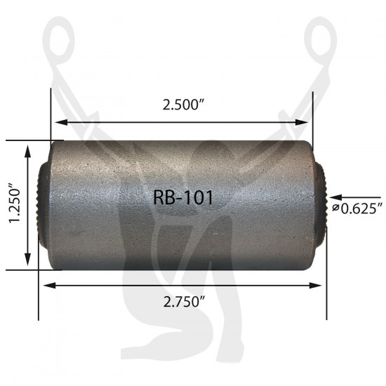 RB-101 Rubber Encased Bushing