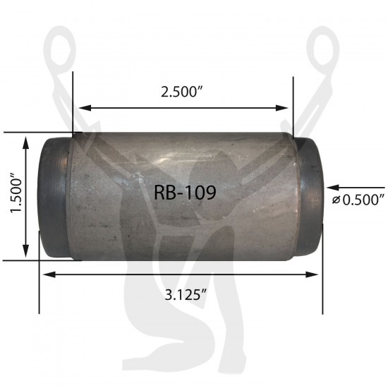 RB-109 Rubber Encased Bushing RB-109 Rubber Encased Bushing