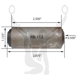 RB-112 Rubber Encased Bushing