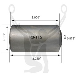 RB-116 Rubber Encased Bushing