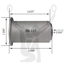 RB-117 Rubber Encased Bushing