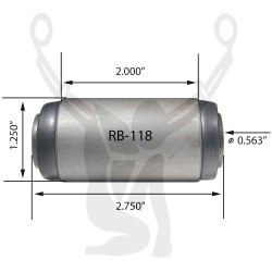 RB-118 Rubber Encased Bushing