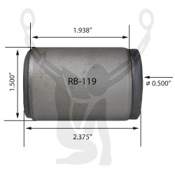 RB-119 Rubber Encased Bushing