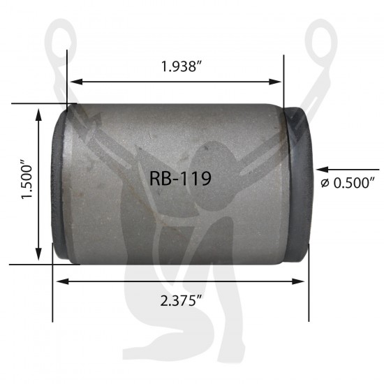RB-119 Rubber Encased Bushing
