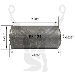 RB-124 Rubber Encased Bushing
