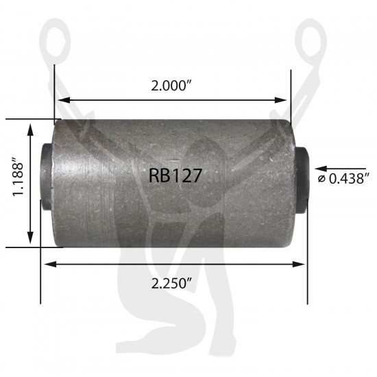 RB-127 Rubber Encased Bushing