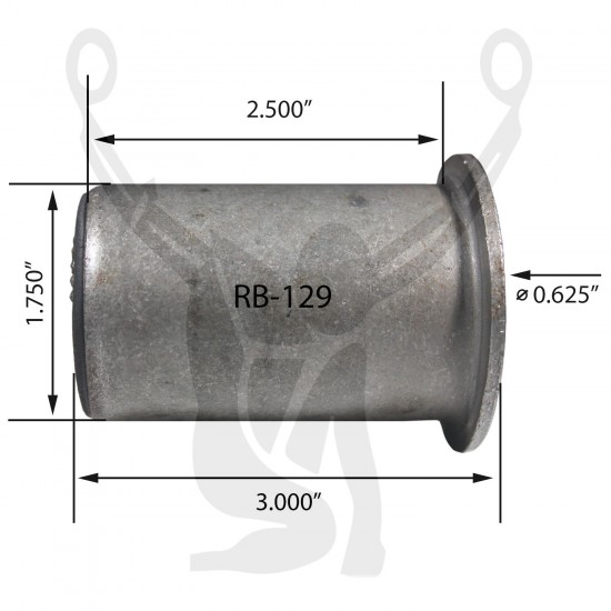 RB-129 Rubber Encased Bushing