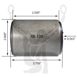 RB-130 Rubber Encased Bushing