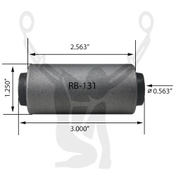 RB-131 Rubber Encased Bushing