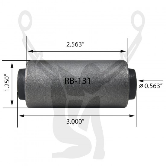RB-131 Rubber Encased Bushing RB-131 Rubber Encased Bushing