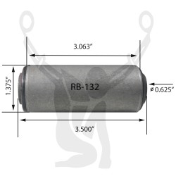 RB-132 Rubber Encased Bushing