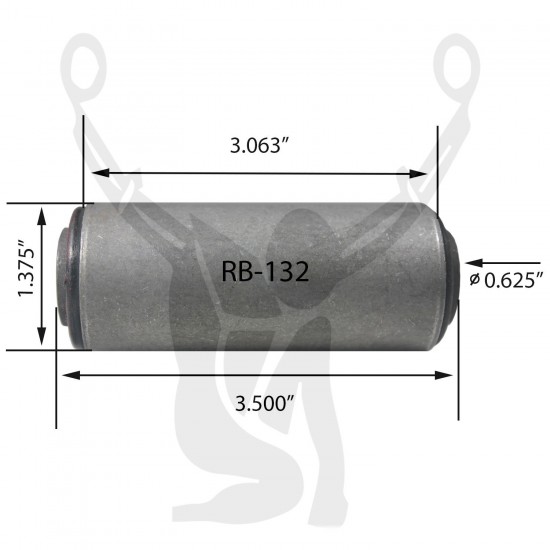 RB-132 Rubber Encased Bushing