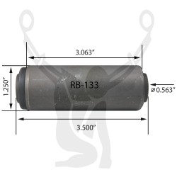 RB-133 Rubber Encased Bushing