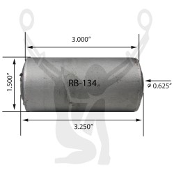 RB-134 Rubber Encased Bushing