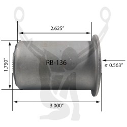 RB-136 Rubber Encased Bushing