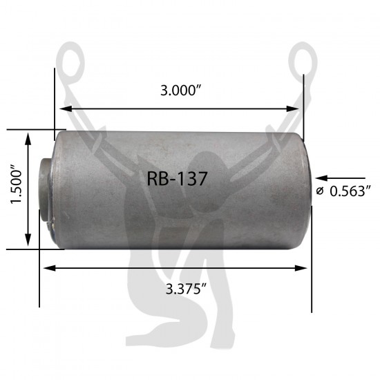 RB-137 Rubber Encased Bushing RB-137 Rubber Encased Bushing