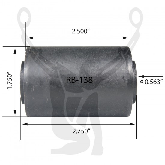 RB-138 Rubber Encased Bushing