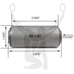 RB-140 Rubber Encased Bushing
