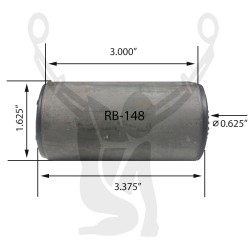 RB-148 Rubber Encased Bushing