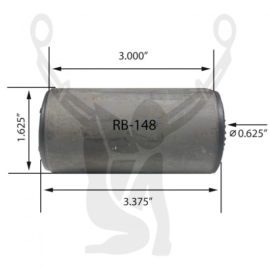 RB-148 Rubber Encased Bushing RB-148 Rubber Encased Bushing