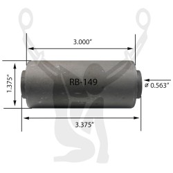RB-149 Rubber Encased Bushing
