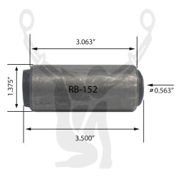 RB-152 Rubber Encased Bushing