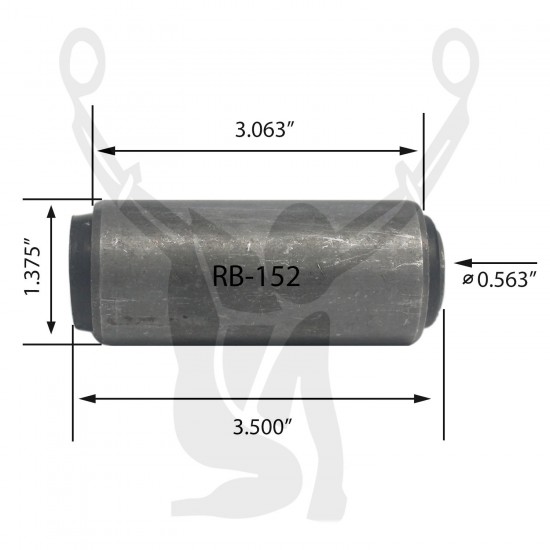 RB-152 Rubber Encased Bushing