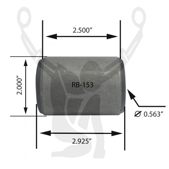 RB-153 Rubber Encased Bushing