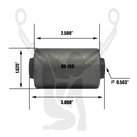 RB-159 Rubber Encased Bushing