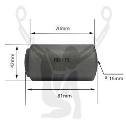 RB-173 Rubber Encased Bushing