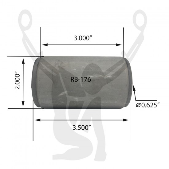 RB-176 Rubber Encased Bushing