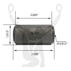 RB-177 Rubber Encased Bushing