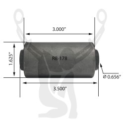 RB-178 Rubber Encased Bushing