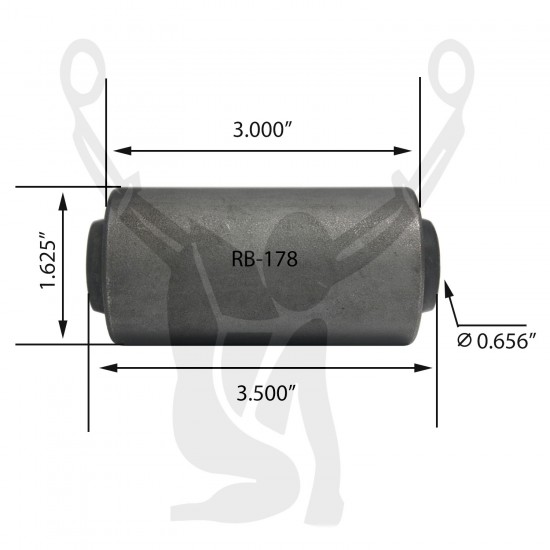 RB-178 Rubber Encased Bushing