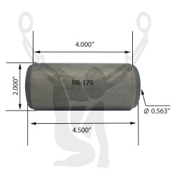RB-179 Rubber Encased Bushing