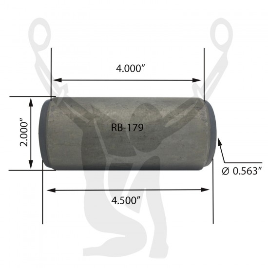 RB-179 Rubber Encased Bushing RB-179 Rubber Encased Bushing