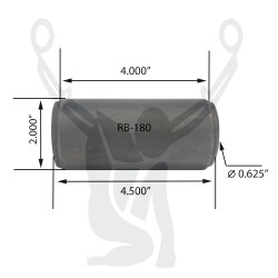 RB-180 Rubber Encased Bushing