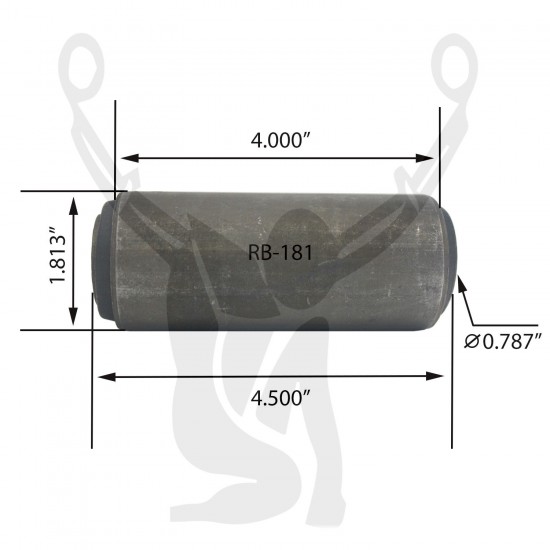 RB-181 Rubber Encased Bushing
