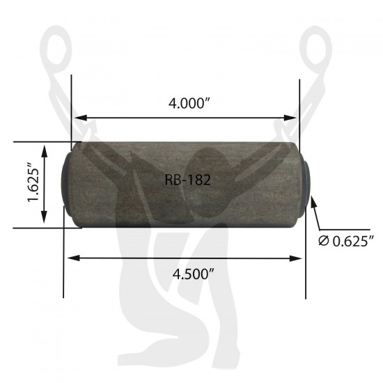 RB-182 Rubber Encased Bushing