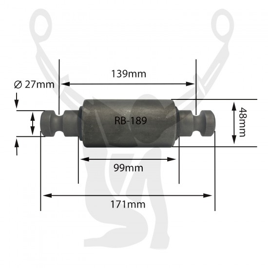 RB-189 Rubber Encased Bushing RB-189 Rubber Encased Bushing