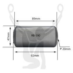 RB-190 Rubber Encased Bushing