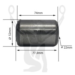 RB-191 Rubber Encased Bushing