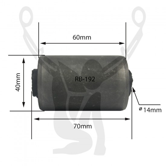 RB-192 Rubber Encased Bushing RB-192 Rubber Encased Bushing