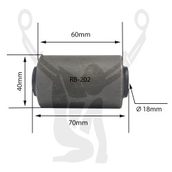 RB-202 Rubber Encased Bushing