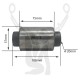 RB-212 Rubber Encased Bushing RB-212 Rubber Encased Bushing